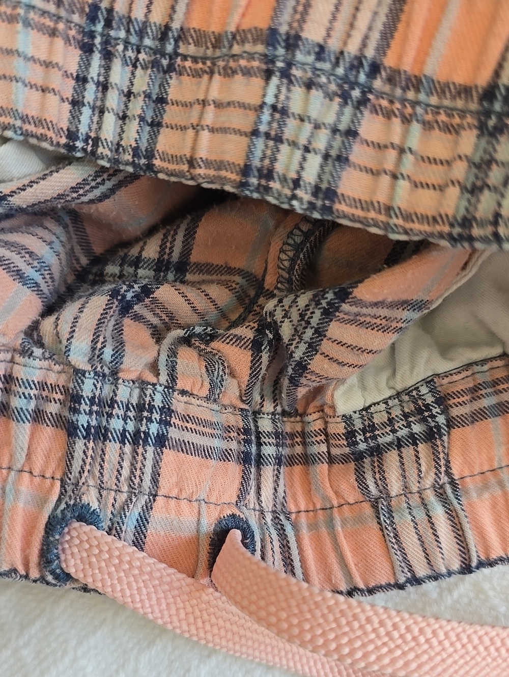 Acne Studios Plaid Cotton Flannel Shirt Shorts Set Pink Blue 100% Cotton #Z - Picture 11 of 16